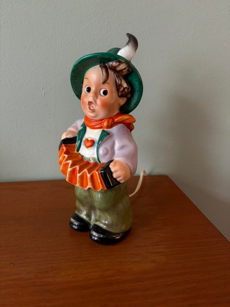 Parfum lampje van harmonica spelende jongen. 1950, Antiek en Kunst, Ophalen of Verzenden