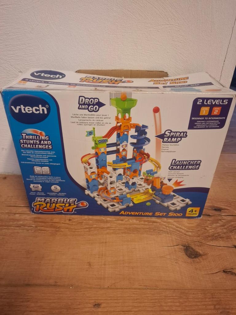 Vtech marble rush knikkerbaan, Kinderen en Baby's, Speelgoed | Vtech, Ophalen of Verzenden, Zo goed als nieuw