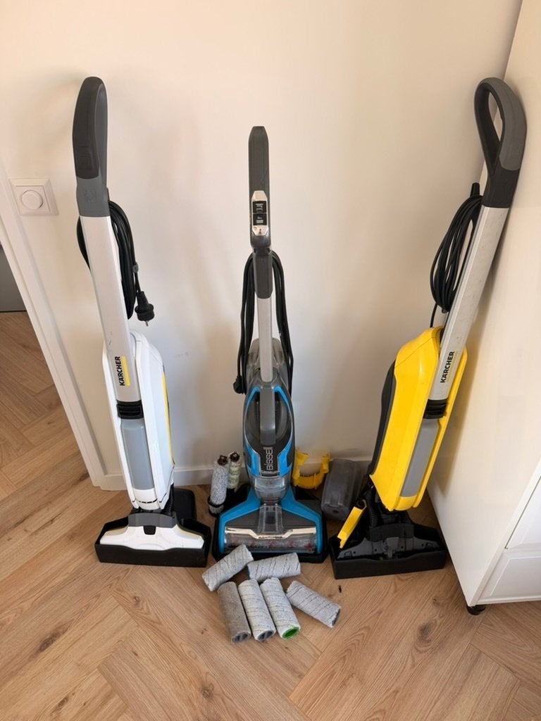 3 dweilmachines, Ophalen of Verzenden, Mop of Dweil