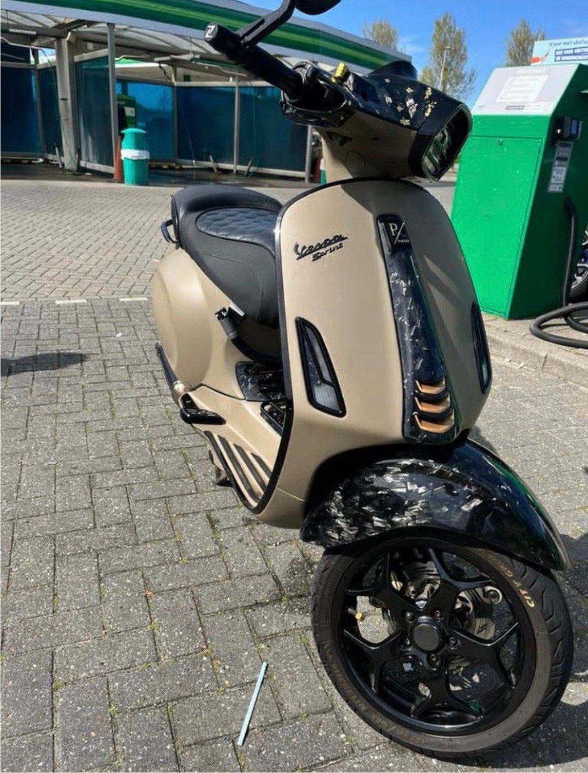Vespa sprint 80cc - Full Zelioni & Malossi  + dubbeldisk, Ophalen, Maximaal 45 km/u, Vespa S, Zo goed als nieuw