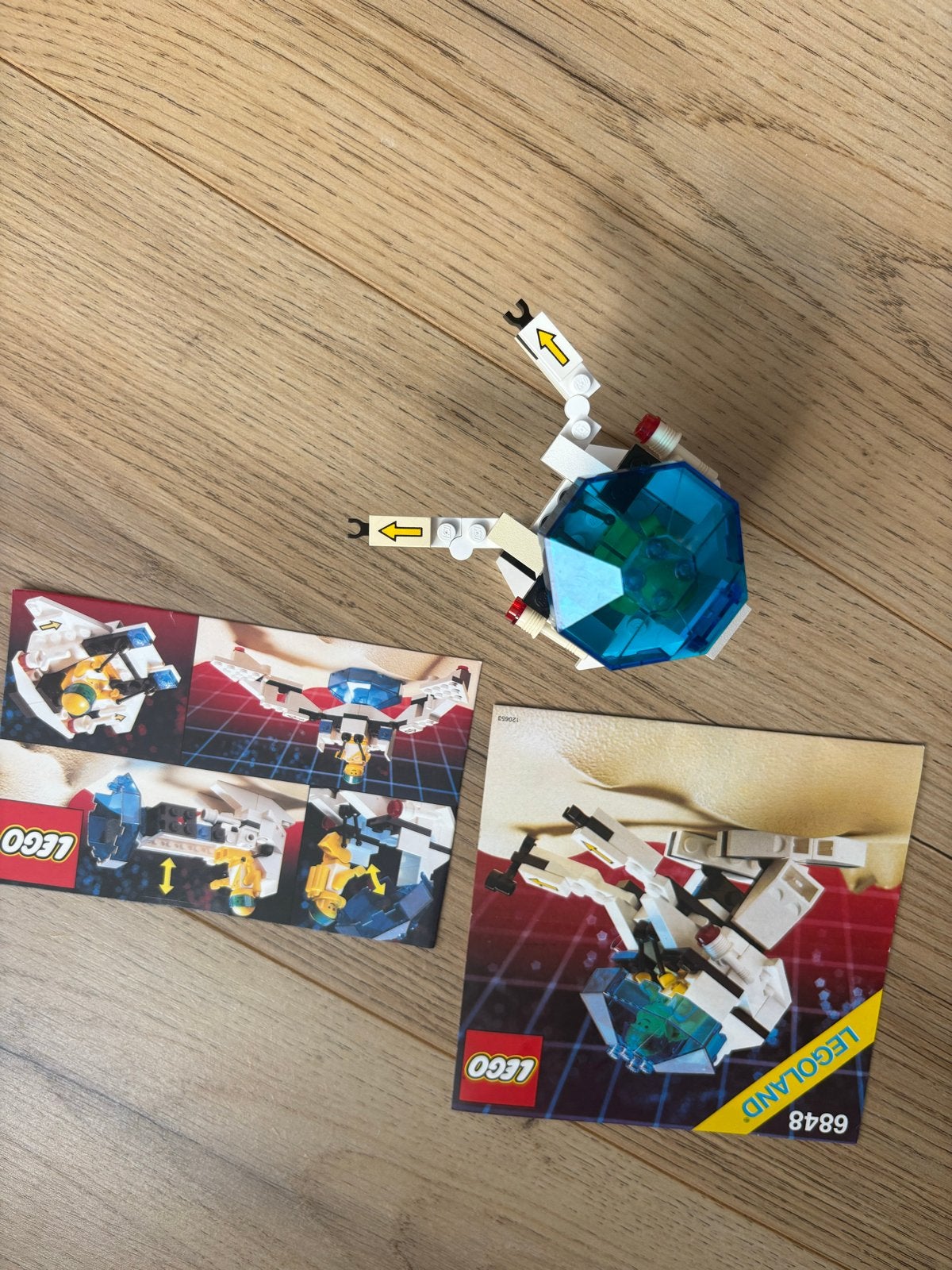 9957) LEGO Legoland 6848 Interne Ruimtesonde met Instructies, Kinderen en Baby's, Ophalen of Verzenden, Gebruikt