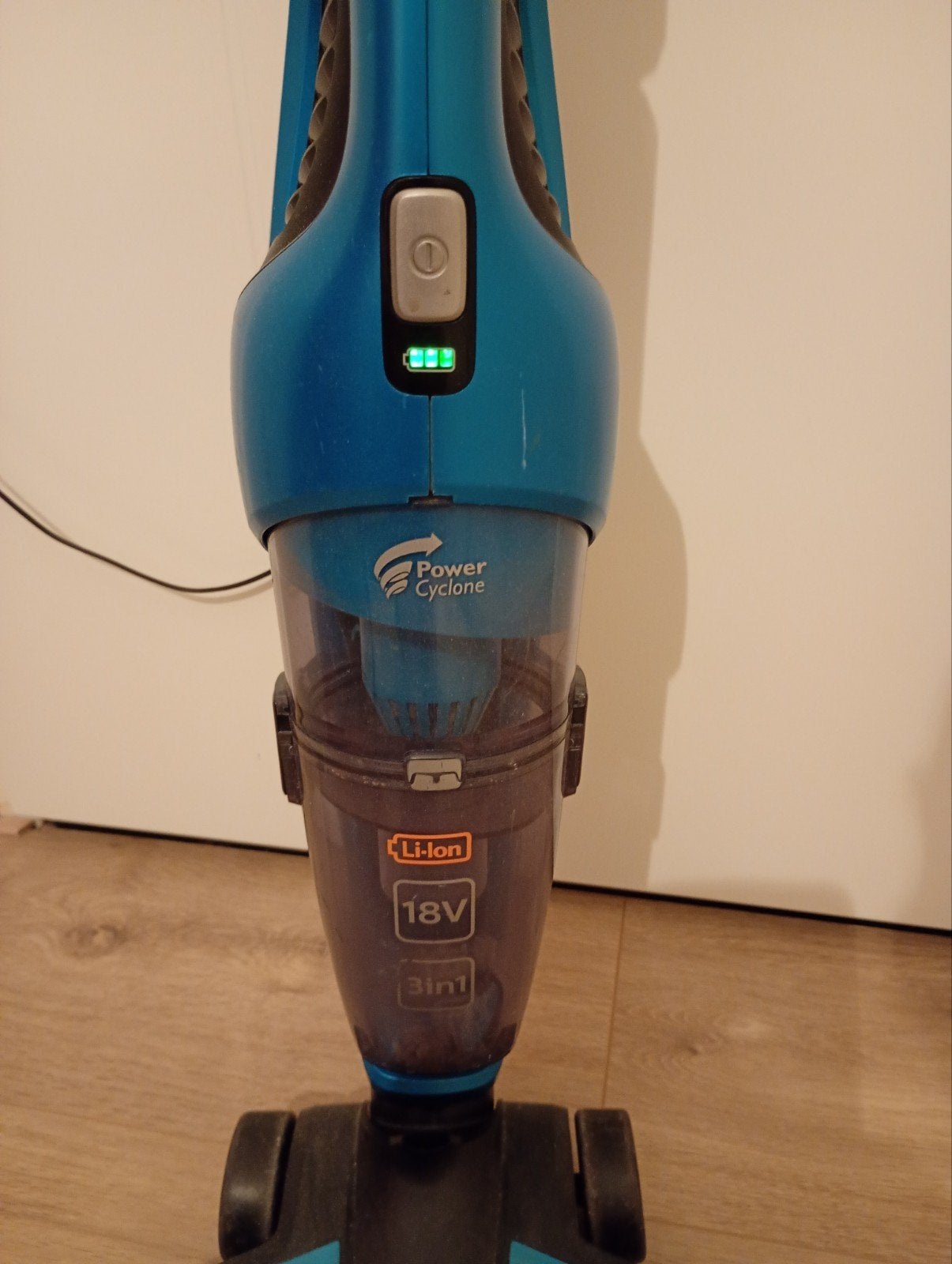 Philips PowerCyclone 18V Li-Ion Steelstofzuiger, Witgoed en Apparatuur, Stofzuigers, Ophalen, Gebruikt, Philips, Draadloos