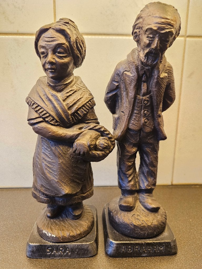 Sara en Abraham beeldjes, Verzamelen, Verzenden, Zo goed als nieuw, Mens