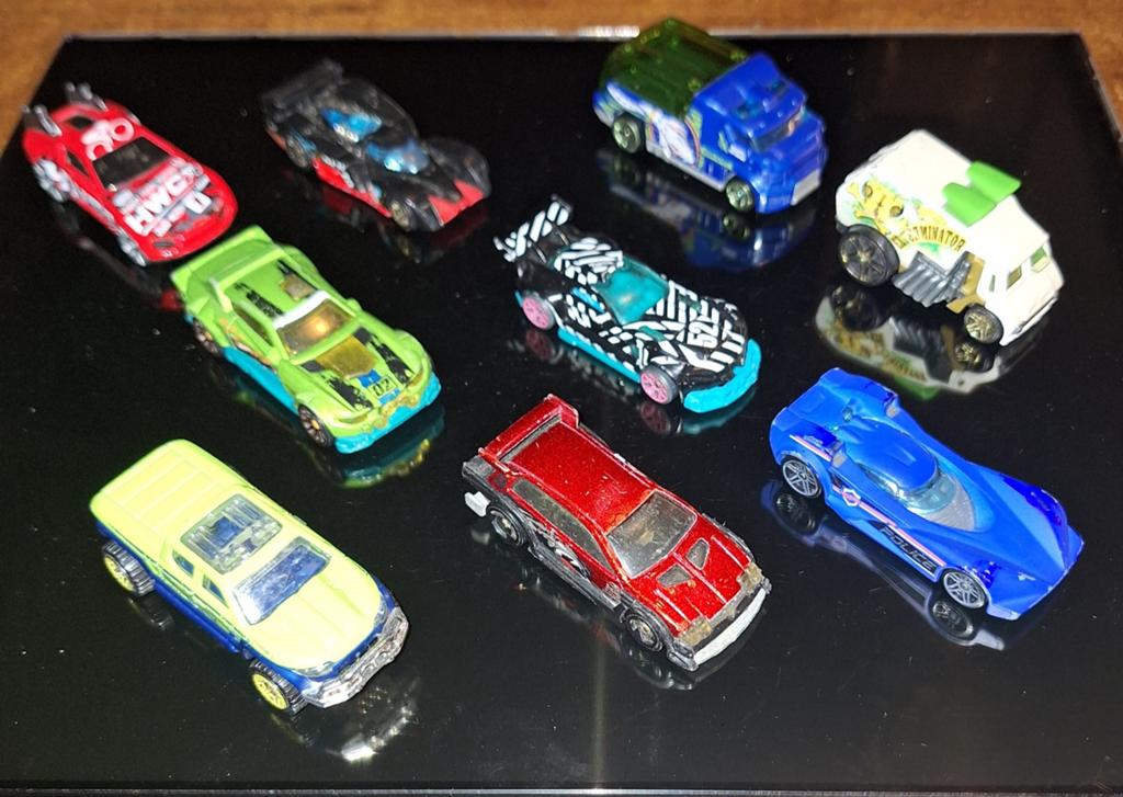 9x hotwheels, Ophalen of Verzenden, Zo goed als nieuw, Auto