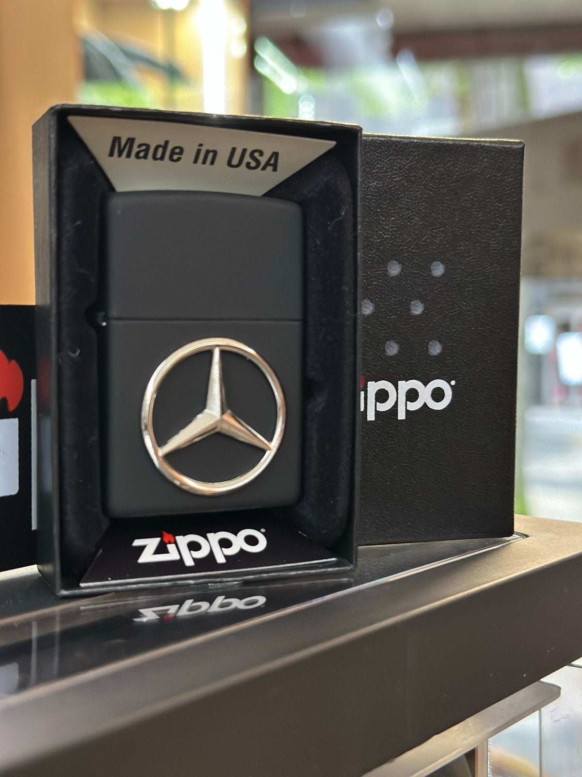 Nieuwe Zippo Mercedes Benz aansteker - Origineel, Verzamelen, Ophalen of Verzenden, Nieuw, Aansteker
