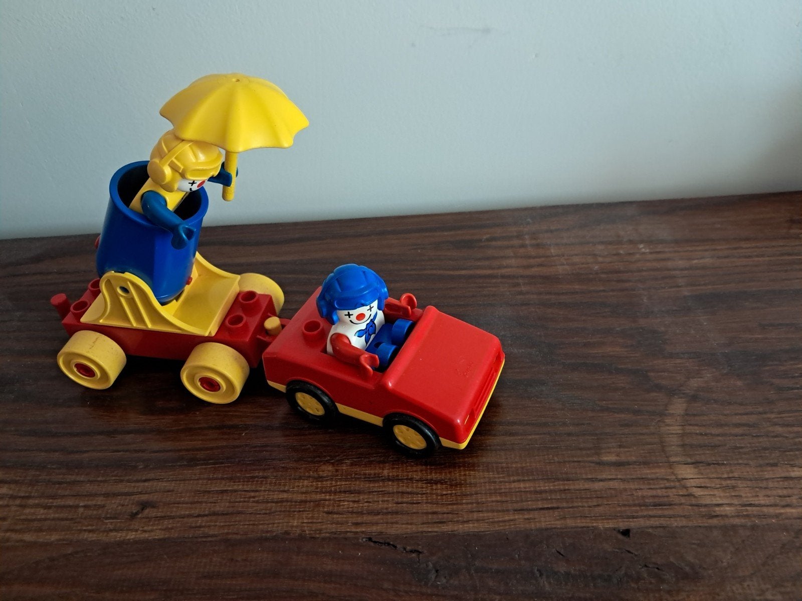 Diverse Duplo sets - Clown in kanon, brandweer, caravan, Kinderen en Baby's, Ophalen