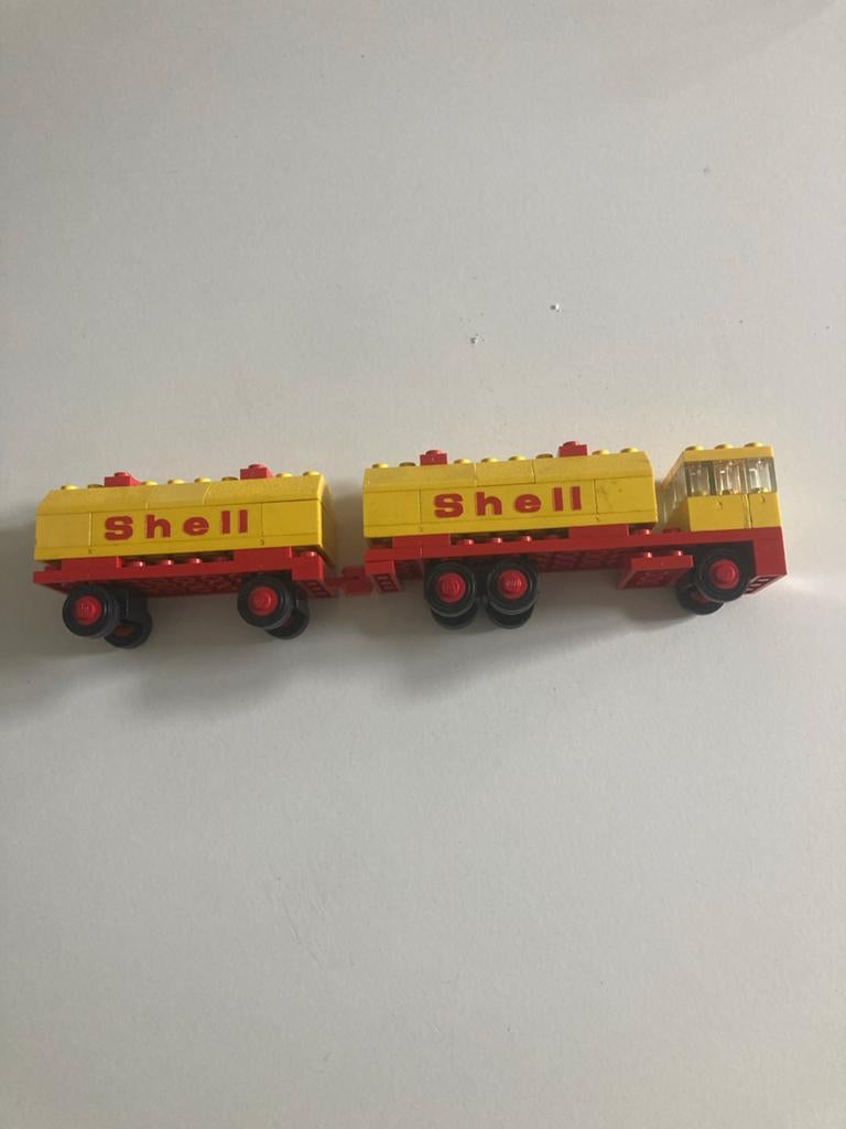Lego Legoland Shell Tankwagen met aanhanger (set 688), Ophalen of Verzenden, Zo goed als nieuw, Bus of Vrachtwagen, Overige merken