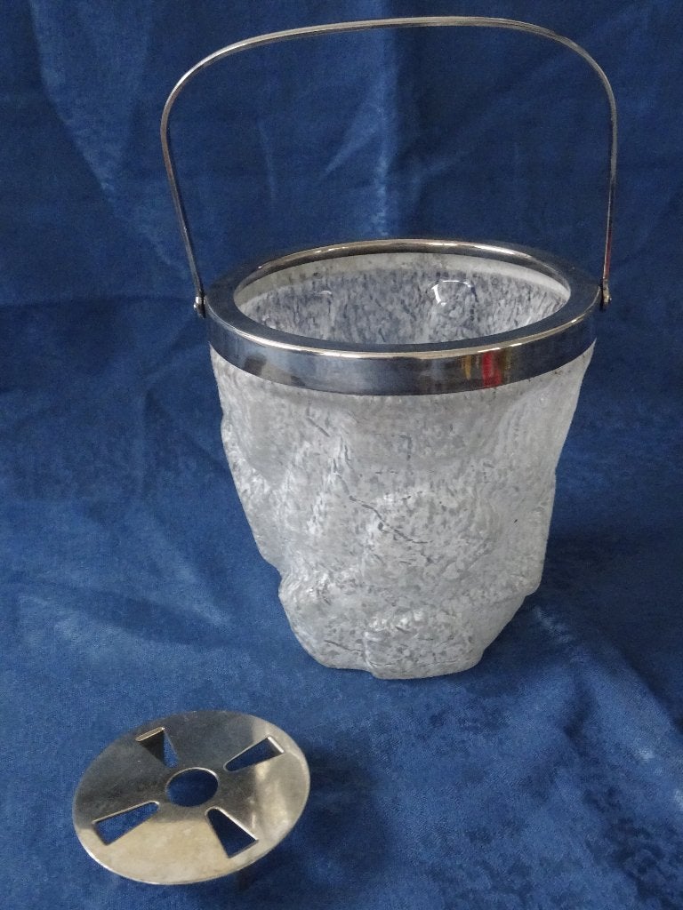 WMF ijsemmer frosted glass vintage design ijsblokjes emmer, Verzamelen, Ophalen of Verzenden, Huis en Inrichting