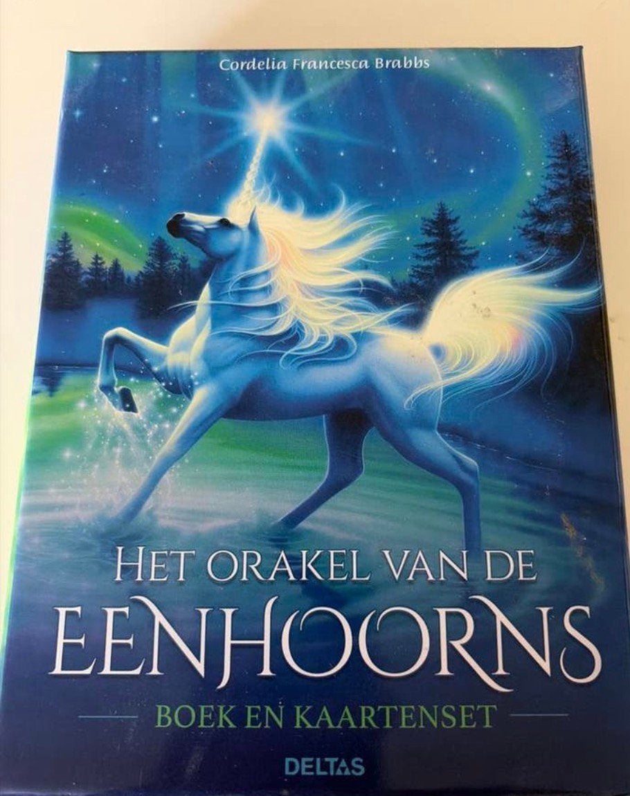 Het Orakel van de Eenhoorns - Boek en Kaartenset, Ophalen of Verzenden, Zo goed als nieuw, Spiritualiteit algemeen, Achtergrond en Informatie