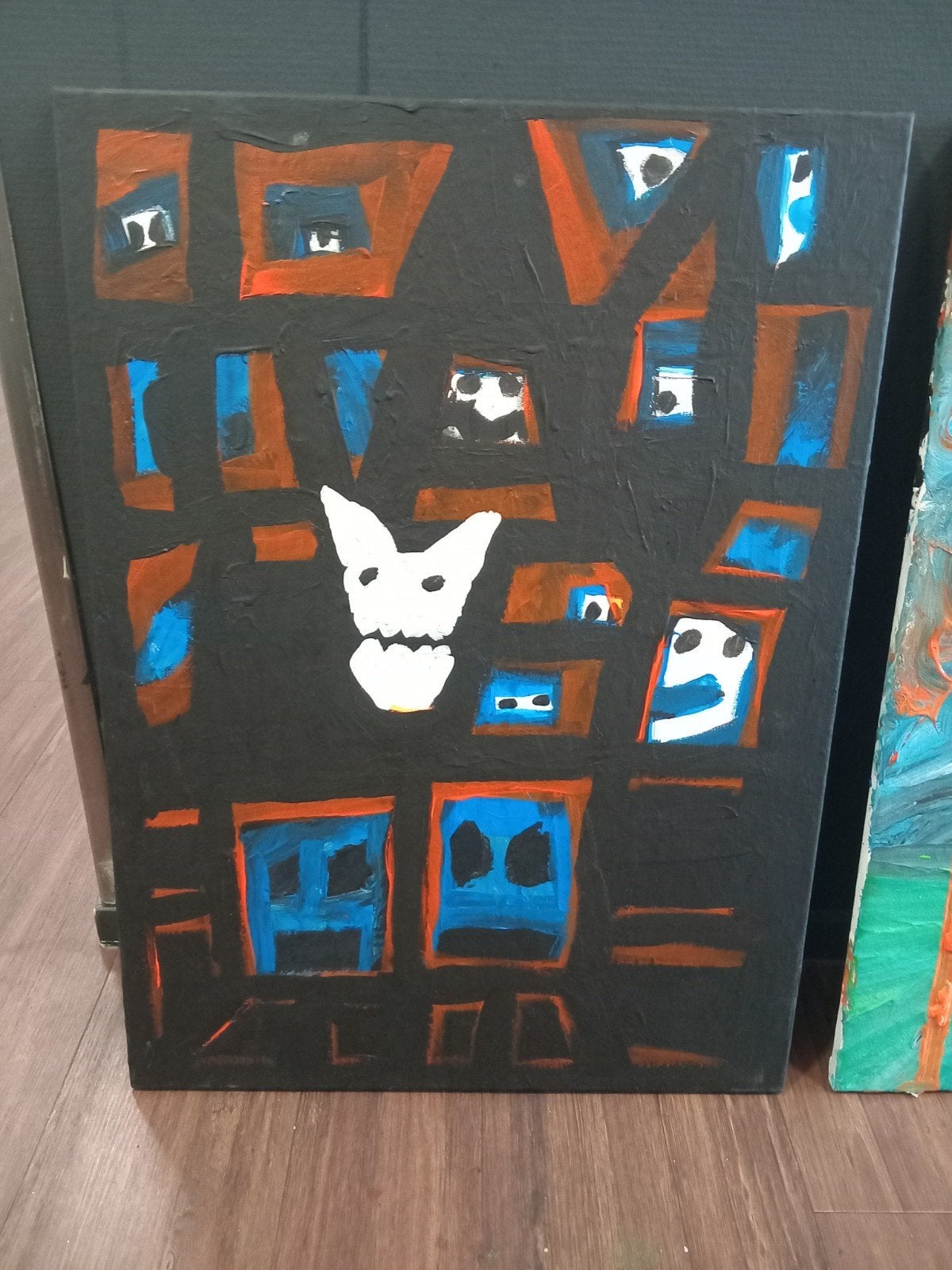 Art // Goblin Factory (75cm/54cm), Ophalen of Verzenden