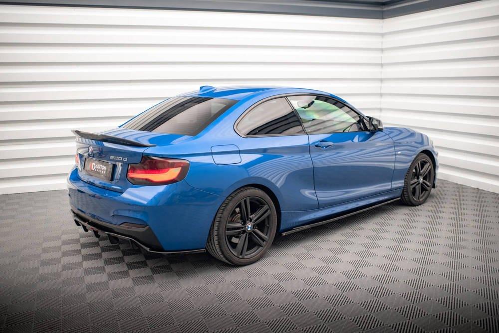Voorlip sideskirt diffuser - BMW 2-serie F22 M-Pack 13-19, Ophalen of Verzenden