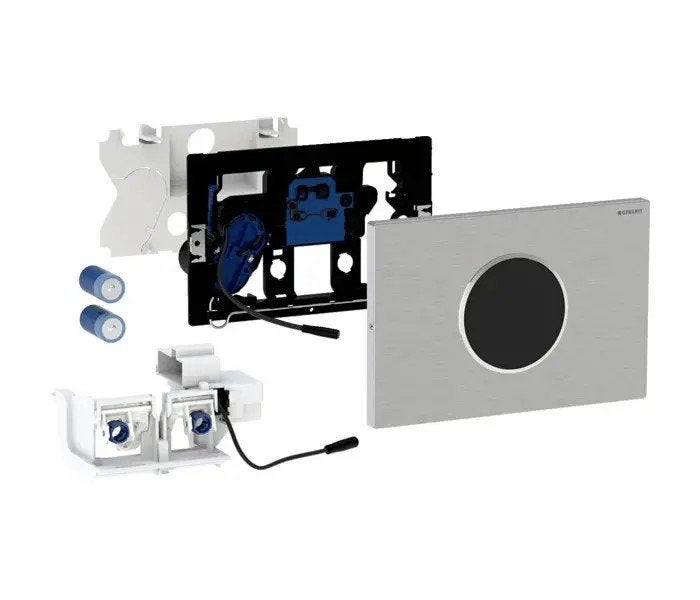 Geberit Sigma10 rvs - Wc-besturing met elektronische spoelac, Ophalen of Verzenden, Nieuw, Rvs, Toilet