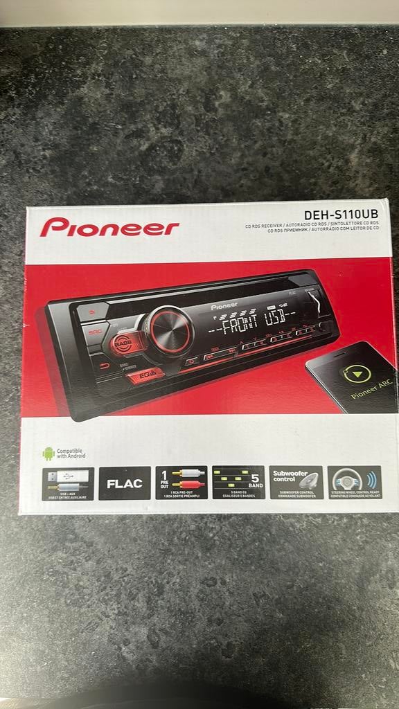 Pioneer DEH-S110UB, Auto diversen, Autoradio's, Nieuw, Ophalen of Verzenden