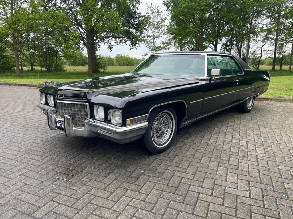 Cadillac Coupe de Ville 7.7 AUT 1971, Auto's, Cadillac, Particulier, Coupe de Ville, Benzine, Coupé, Automaat, Geïmporteerd, Zwart