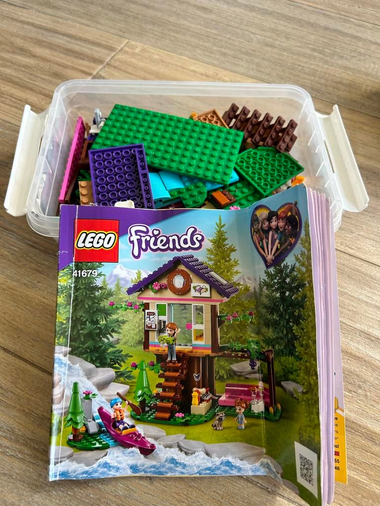 Lego Friends Boshuis 41679 - Compleet met boekje, Ophalen, Gebruikt, Complete set, Lego