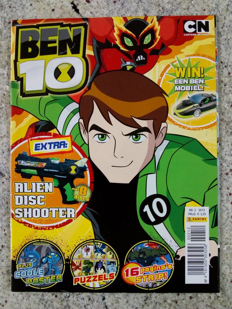 Tijdschrift Ben 10 nummer 2 2012 (w), Boeken, Strips | Comics, Gelezen, Eén comic, Europa, Ophalen of Verzenden