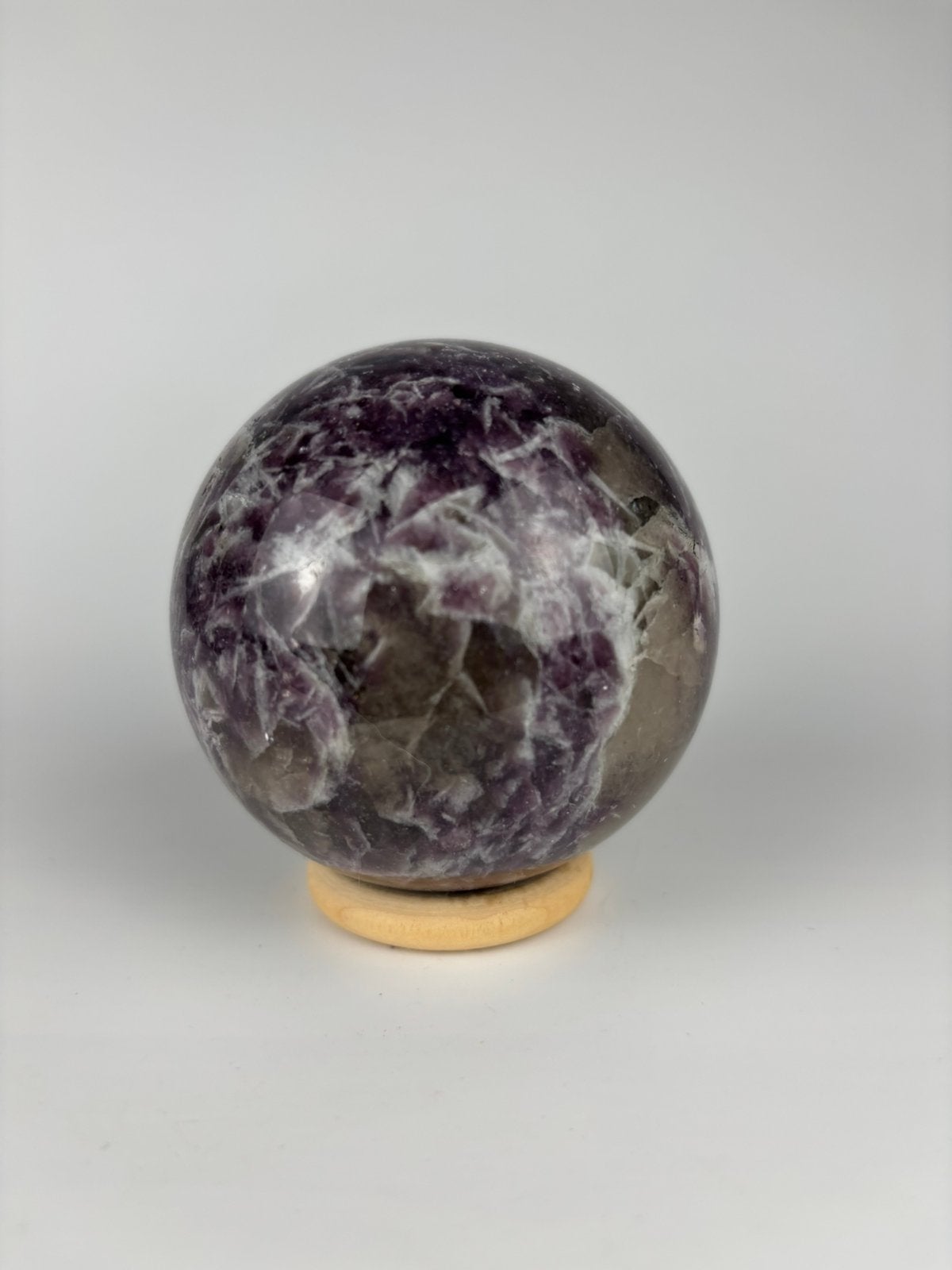 Lepidoliet bol 7 cm, Ophalen of Verzenden, Mineraal