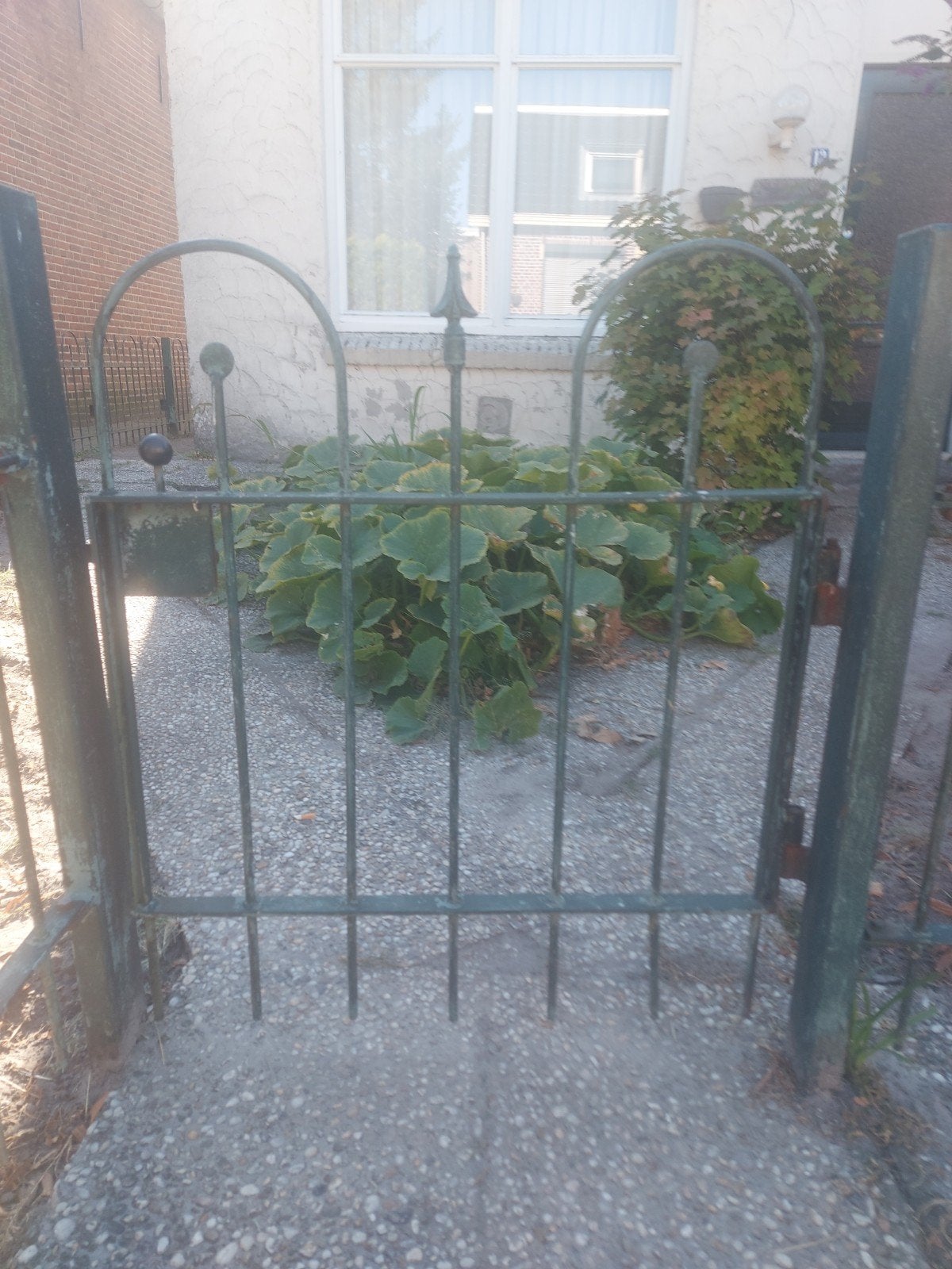 hek en deurtje, Ophalen, Met poort, Gebruikt, Sierhekwerk