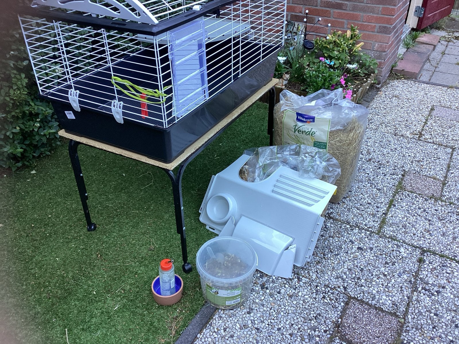 Ferplast casita 100 cavia verblijf met extra’s, Dieren en Toebehoren, Ophalen of Verzenden, Zo goed als nieuw, Overige typen
