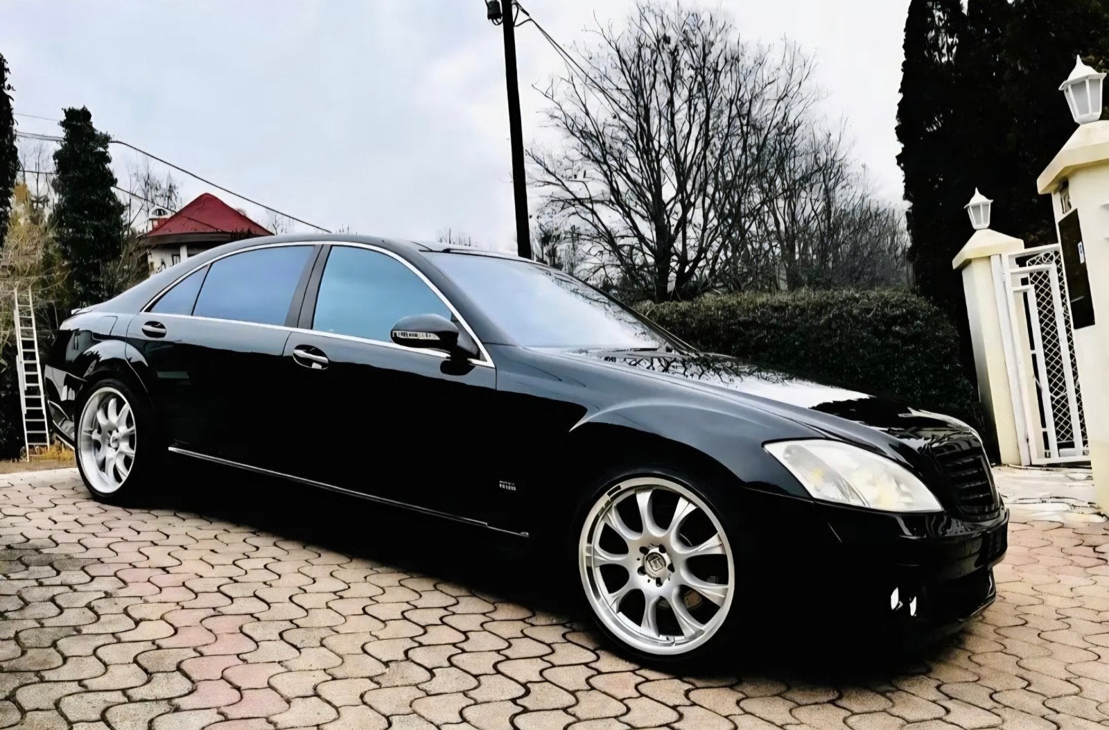 Originele BRABUS B8 6,1ltr Lang S klasse w221, Auto's, Automaat, Achterwielaandrijving, 8 cilinders, Parkeerassistent