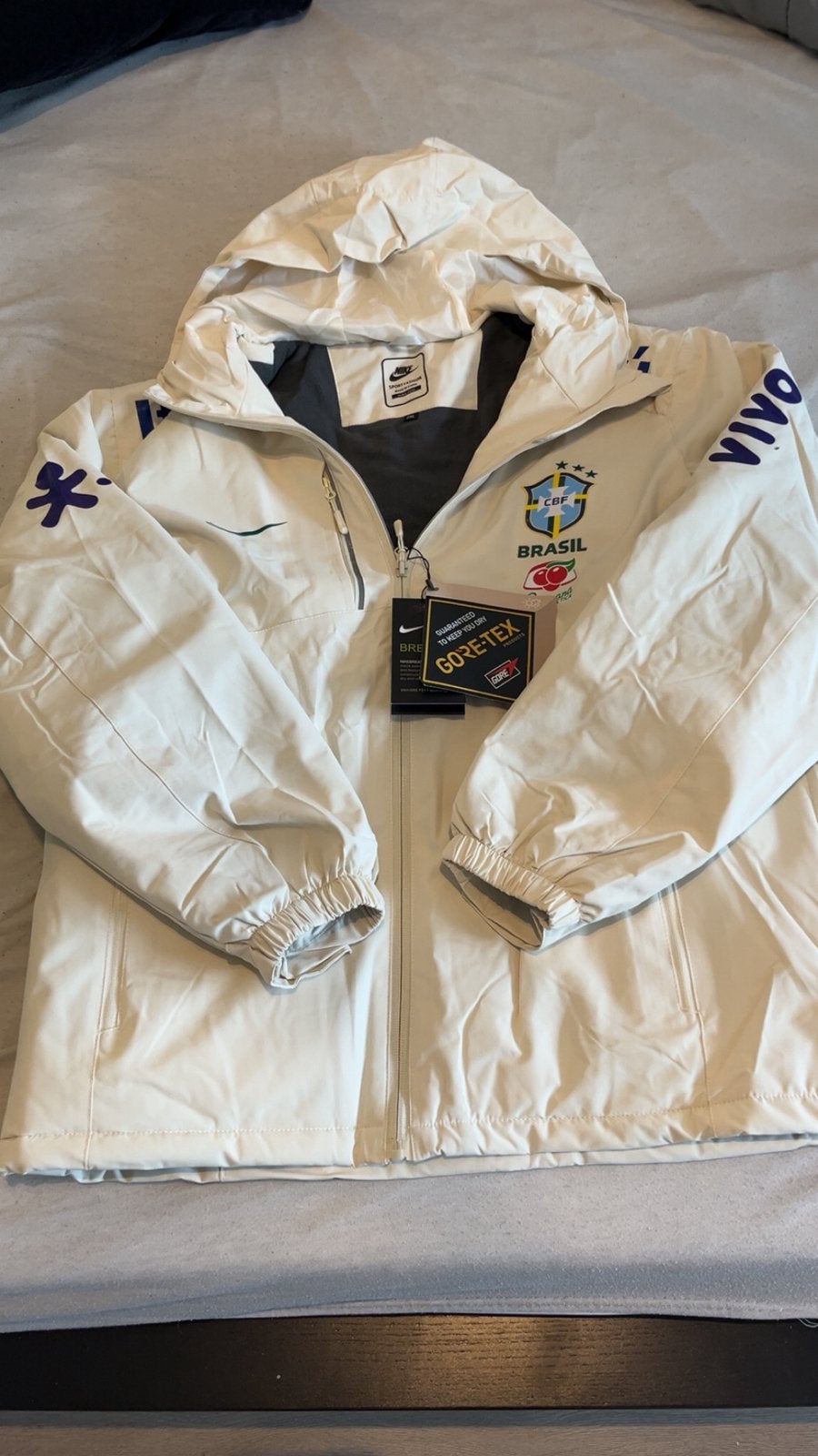 Brazil windbreaker, Ophalen of Verzenden, Zo goed als nieuw, Zwart