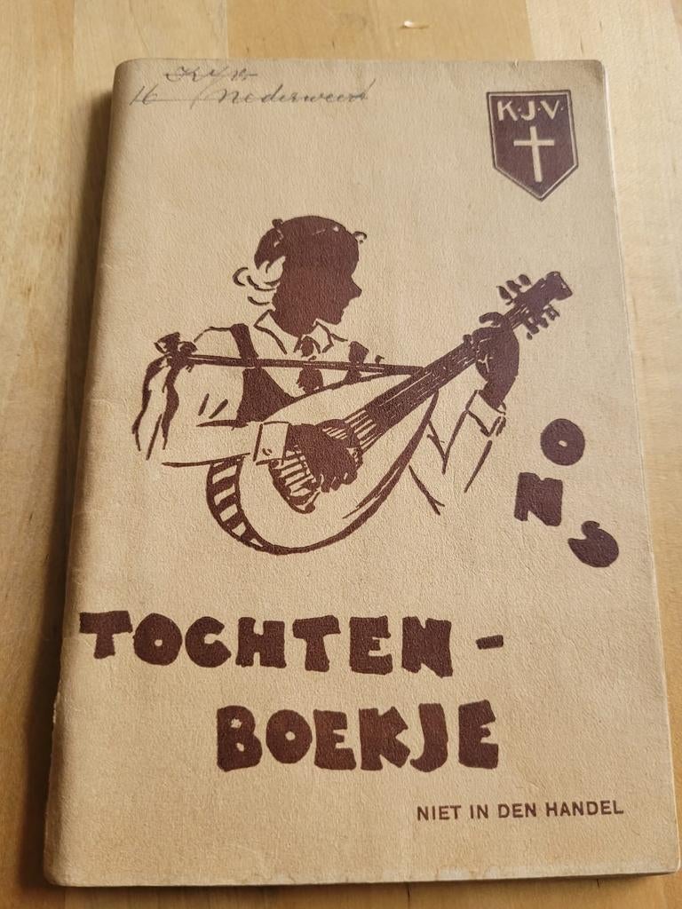 Tochtenboekje kath. Jeugd vereeniging breda 5 juli 1930 ons, Ophalen of Verzenden, Gelezen