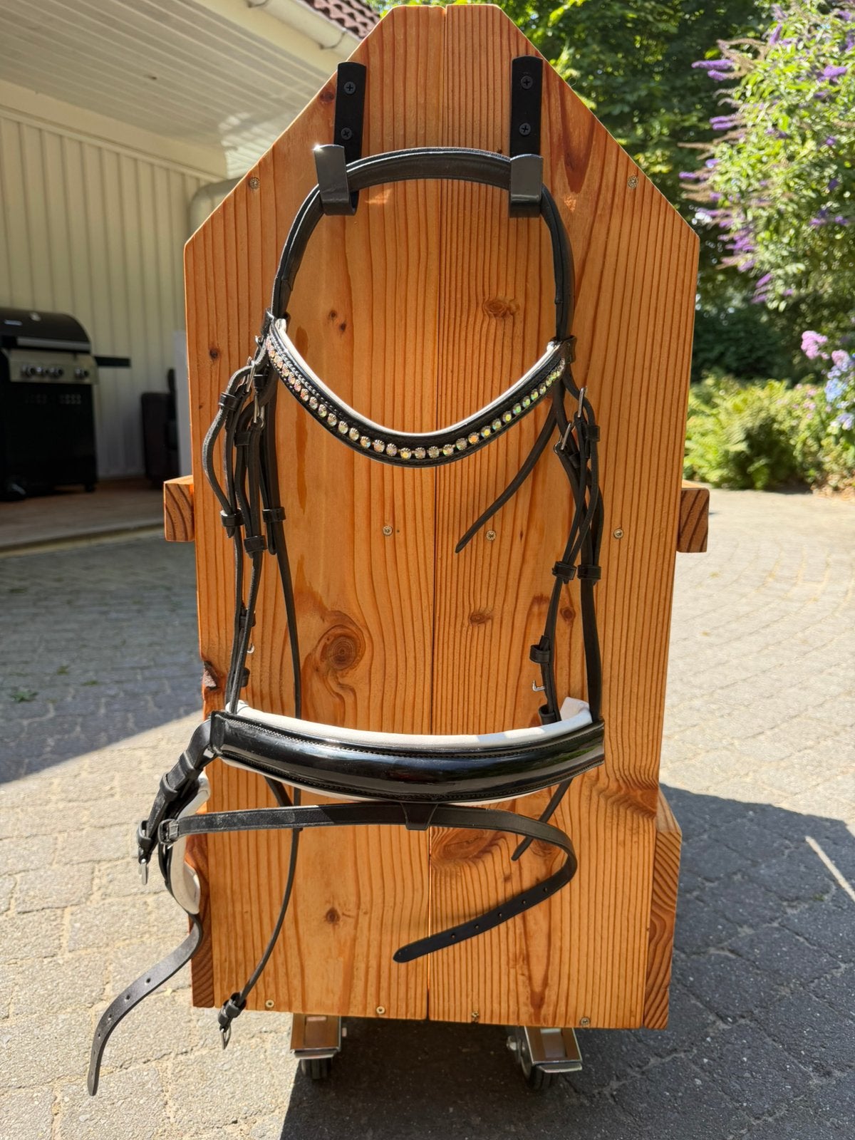 Hoofdstell BR full lak wit onderlegd - nieuw, Wit, Nieuw, Ophalen of Verzenden, BR