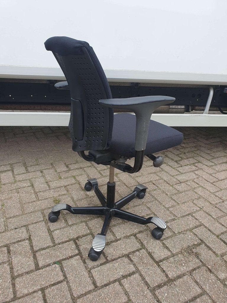 Hag H05 ergonomische bureaustoelen zwart nieuwe stof, Blaak 28 Rotterdam, Zwart, Ophalen of Verzenden, Zo goed als nieuw