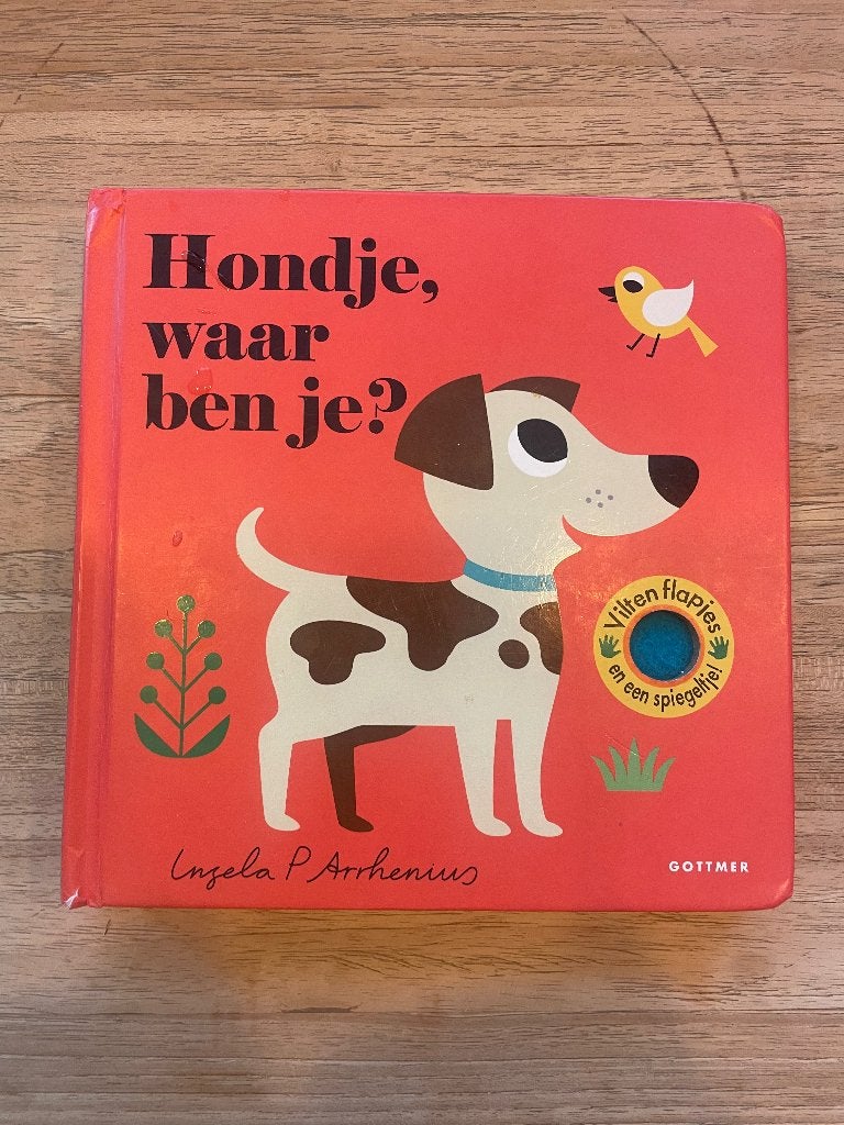 Flapjesboek ‘Hondje, waar ben je?’, Ophalen, Gelezen, Uitklap-, Voel- of Ontdekboek, 1 tot 2 jaar