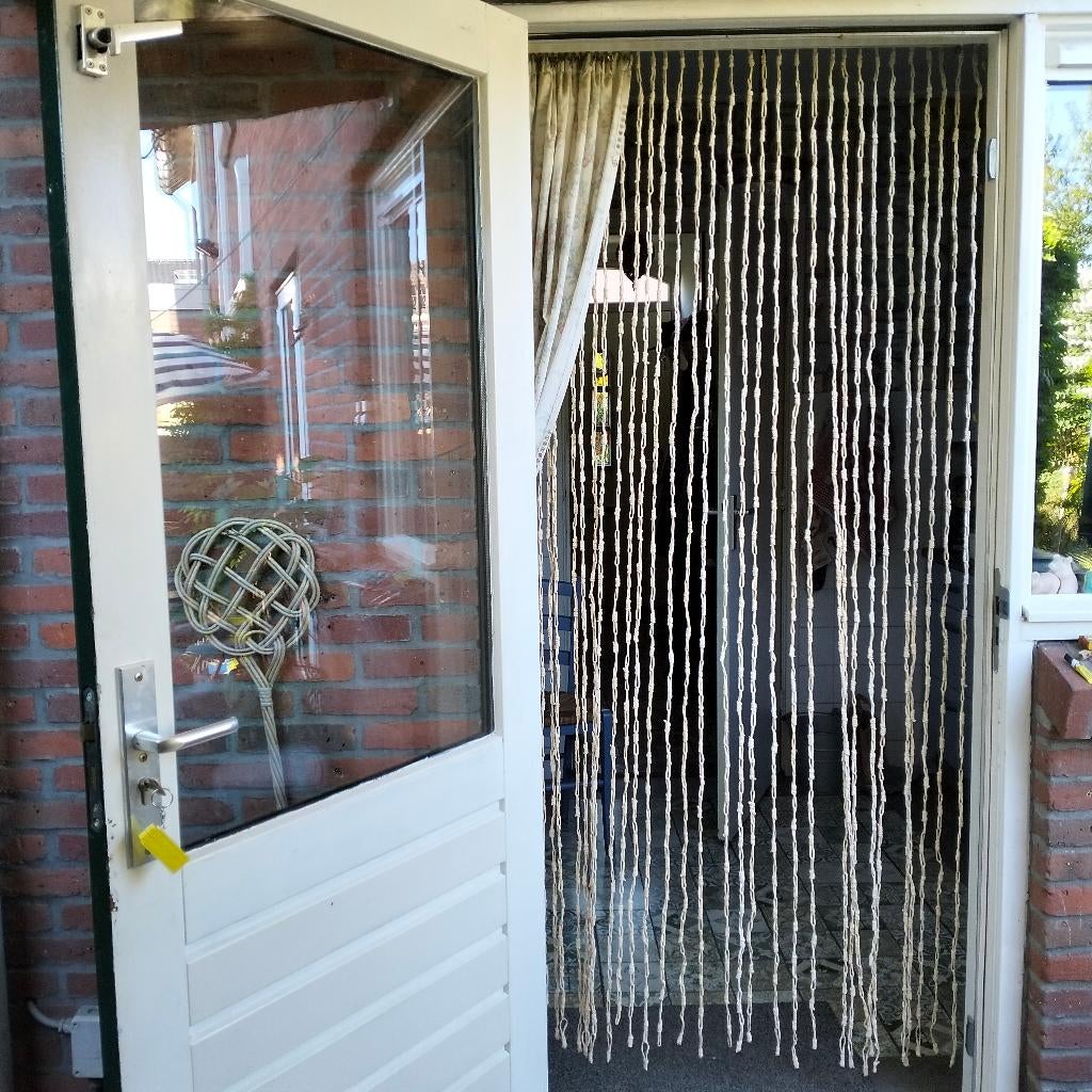 vliegengordijn, Crème, 150 tot 200 cm, 50 tot 100 cm, Ophalen of Verzenden
