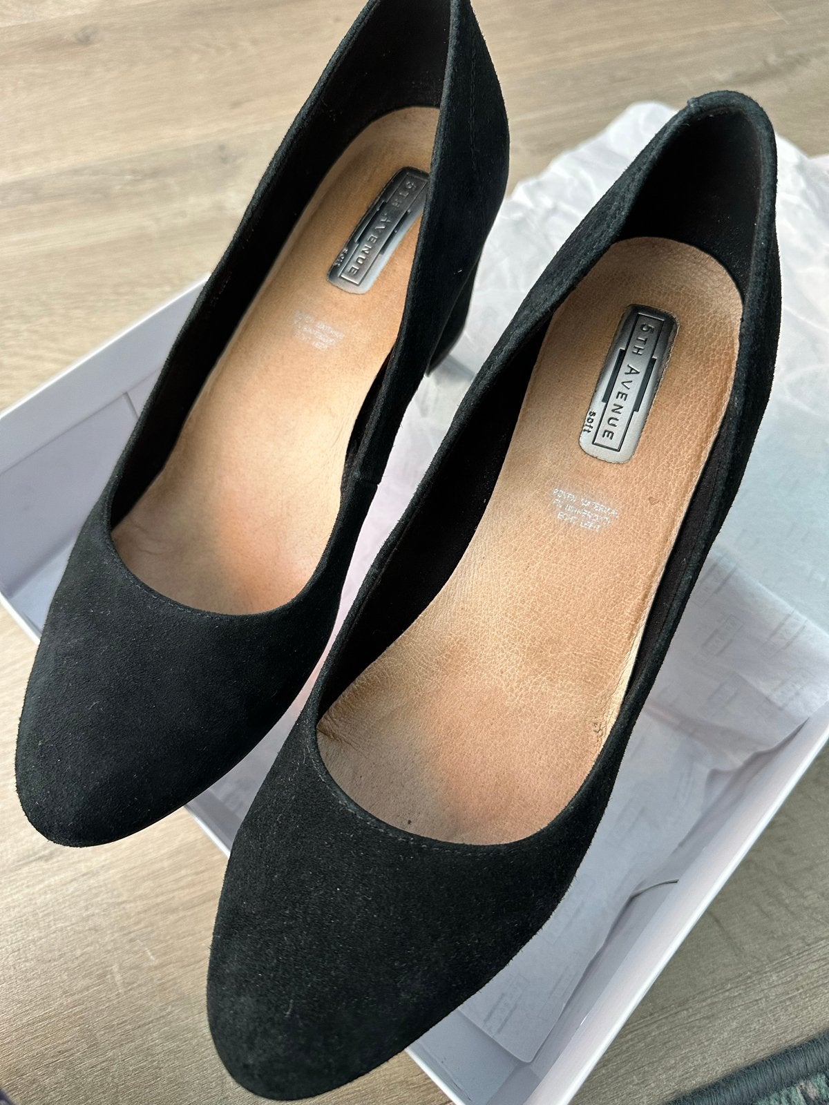 Zwarte pumps van 5th Avenue - Maat 41, Ophalen of Verzenden, Zo goed als nieuw, Zwart, Pumps