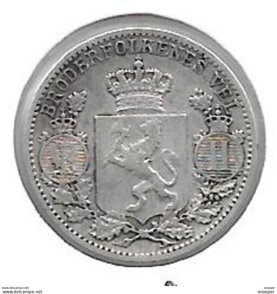 norway 25 ore 1902 km 360 vf+ catalog va 52,00$, Verzenden, Overige landen, Losse munt
