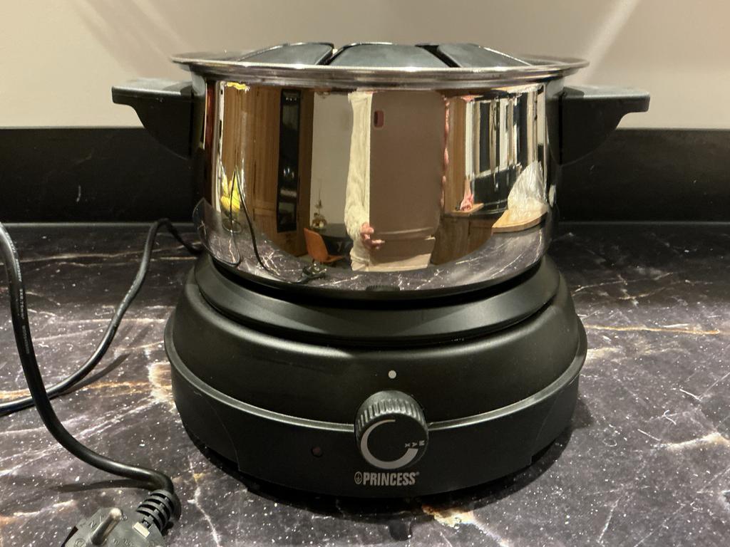 Princess Elektrische Fondue - Kaas, Vlees of Chocolade, Witgoed en Apparatuur, Ophalen of Verzenden, Nieuw, Elektrisch, Fondueset