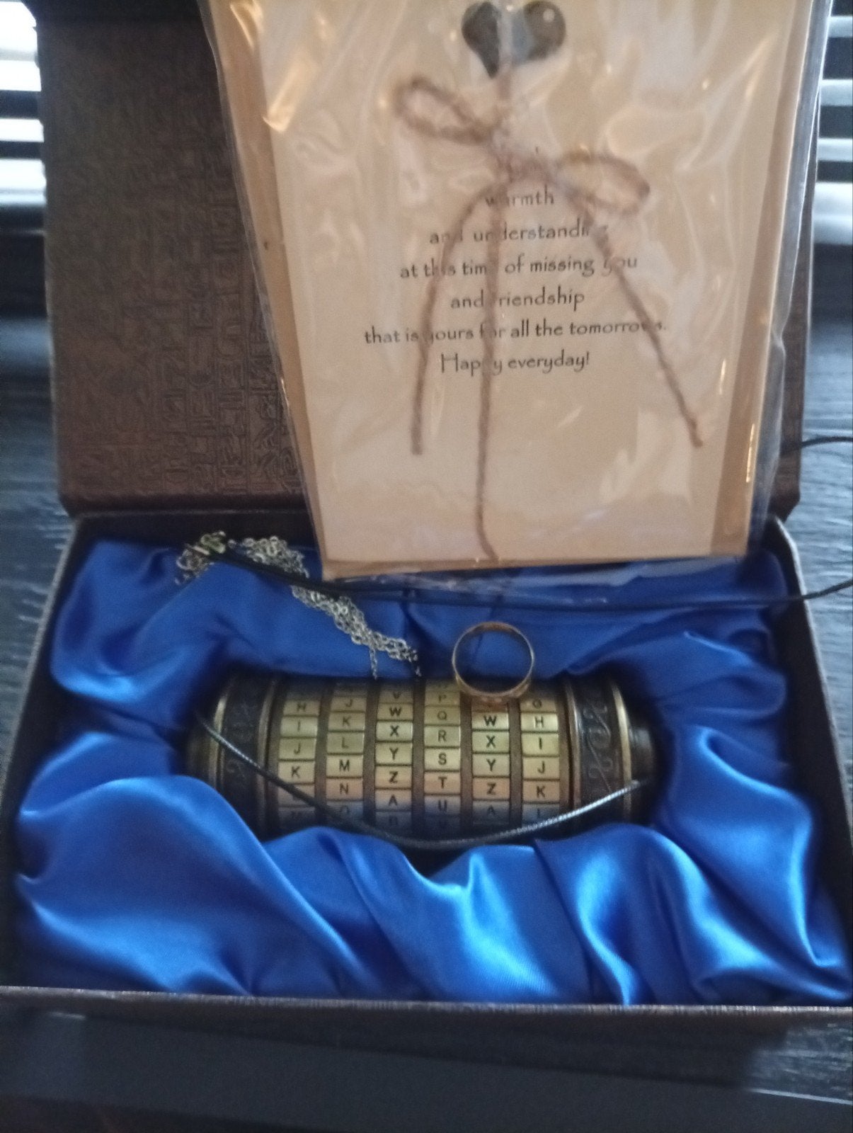 Da Vinci Code Cryptex met Ring en Ketting, Ophalen of Verzenden, Nieuw