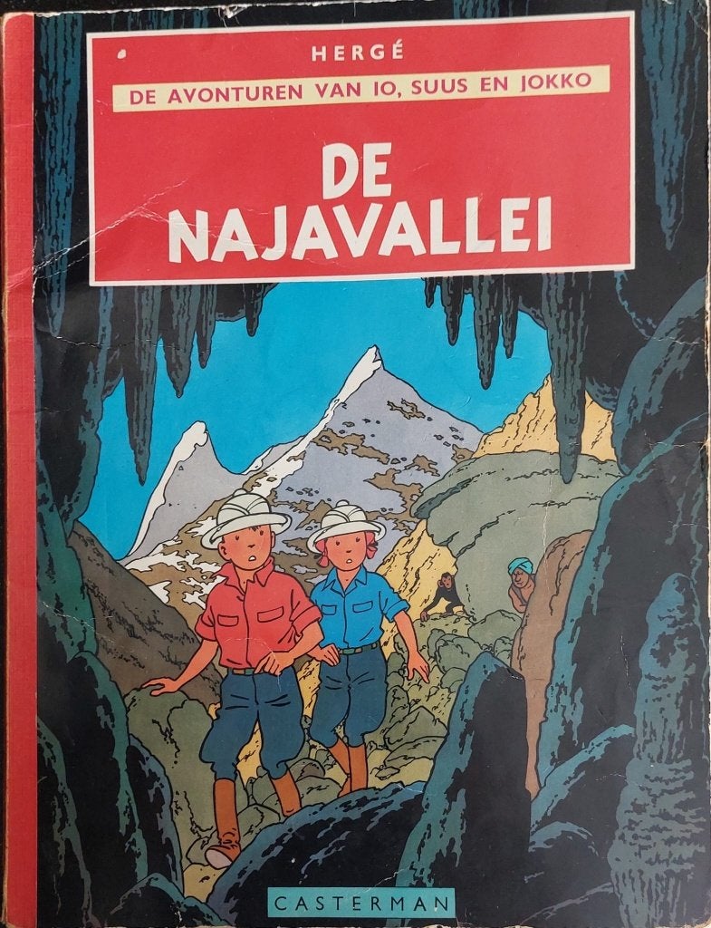 Jo, Suus en Jokko - de Najavallei", Boeken, Gelezen, Eén stripboek, Ophalen of Verzenden, Hergé