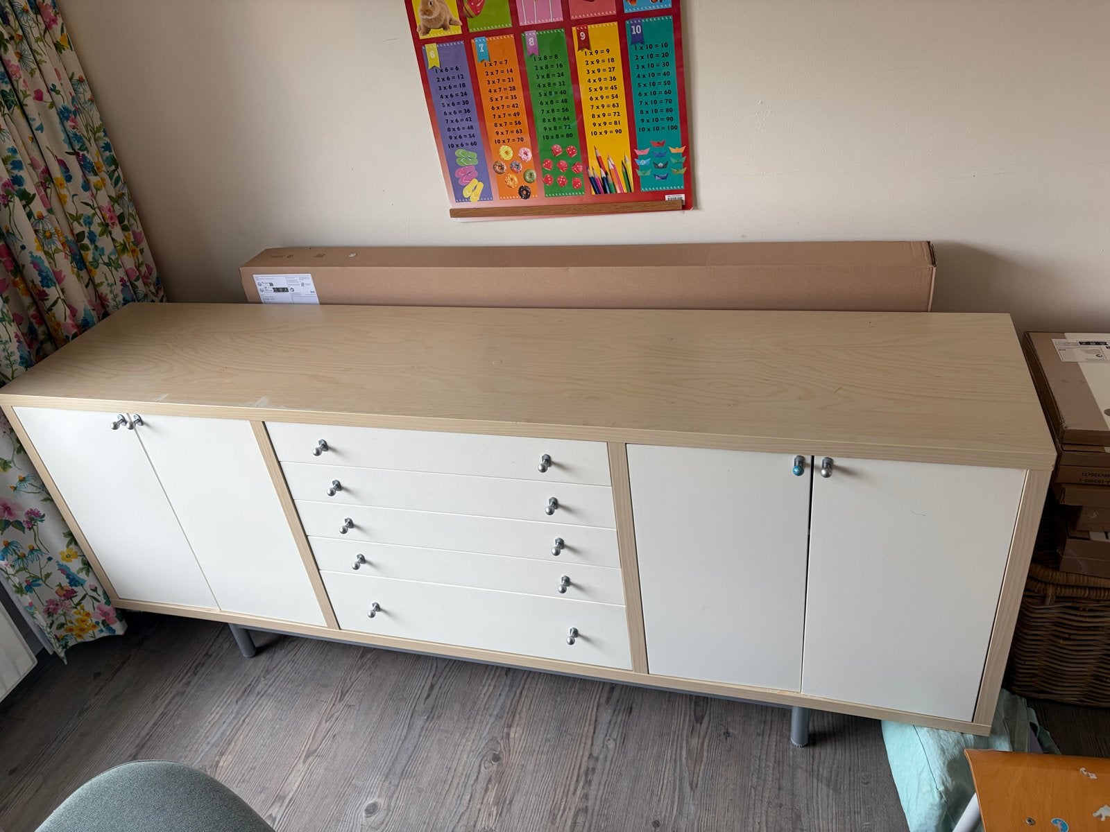 IKEA Magiker met lades en deuren, Huis en Inrichting, Kasten | Dressoirs, Ophalen, Gebruikt, 150 tot 200 cm, Met lade(s)