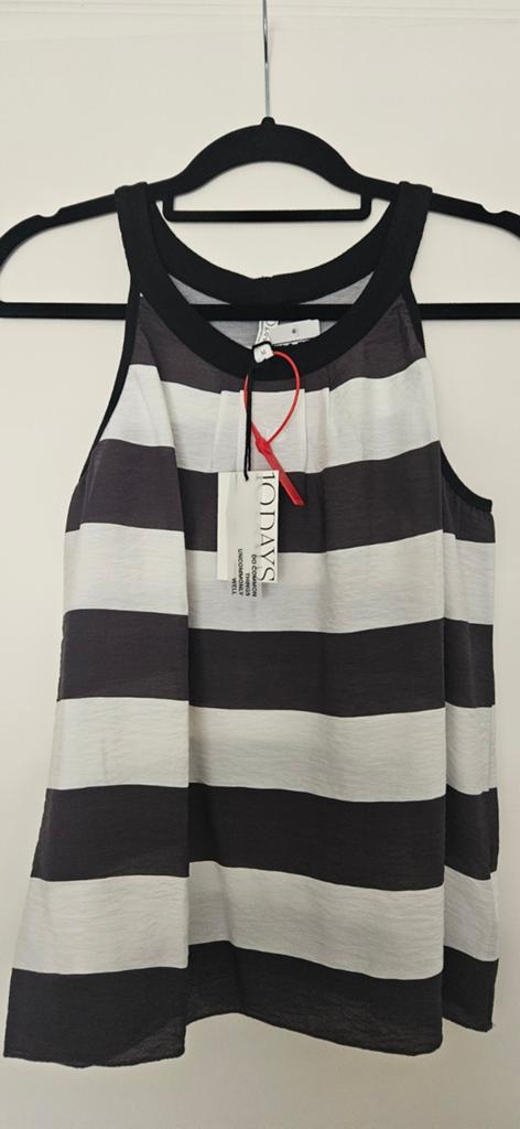 10 days top (nieuw met kaartje), Maat 38/40 (M), Zwart, 10days, Nieuw