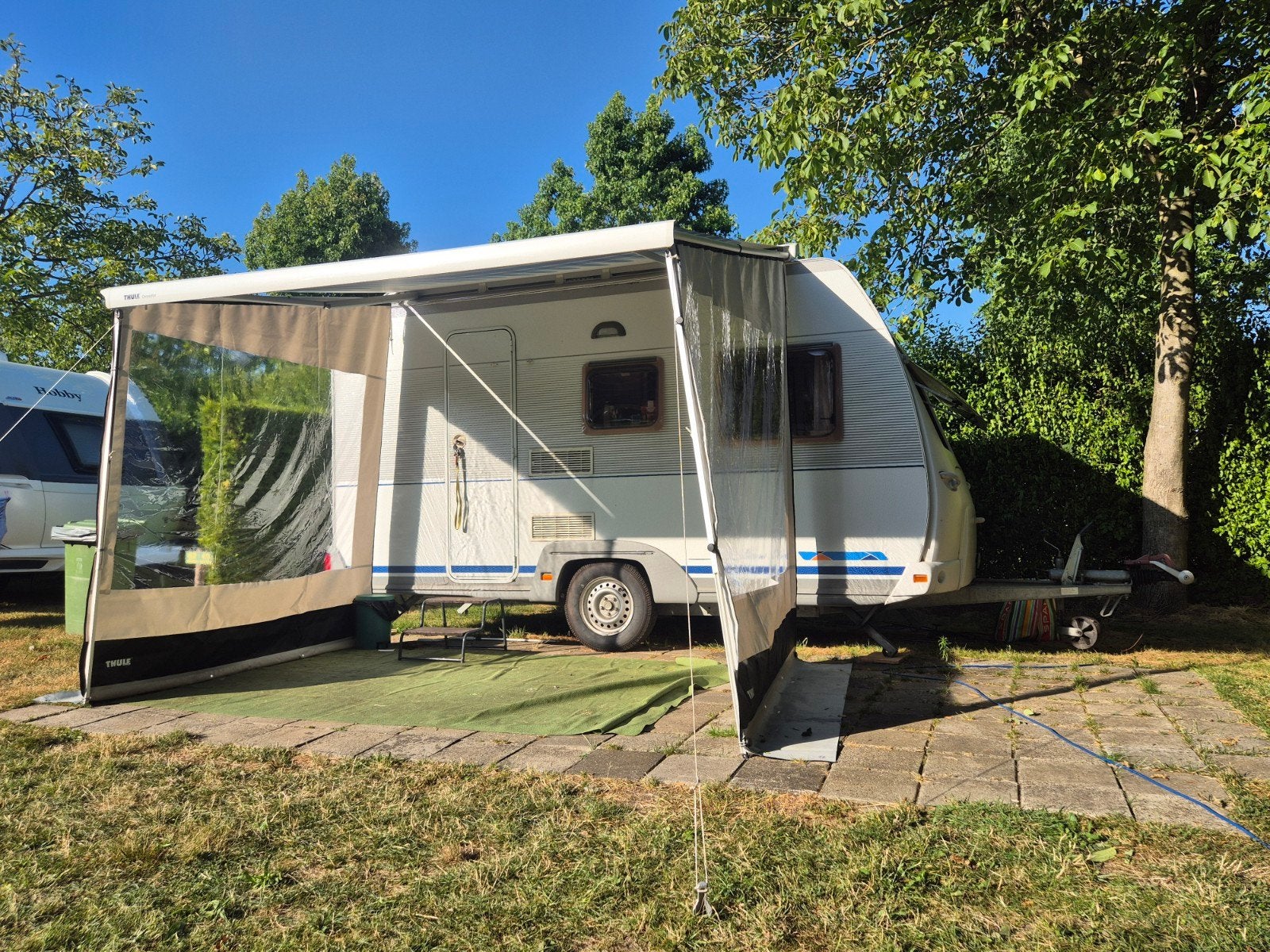Dethleffs New Line 390T, goed onderhouden!, Caravans en Kamperen, Rondzit, Particulier, Dethleffs, 5 tot 6 meter