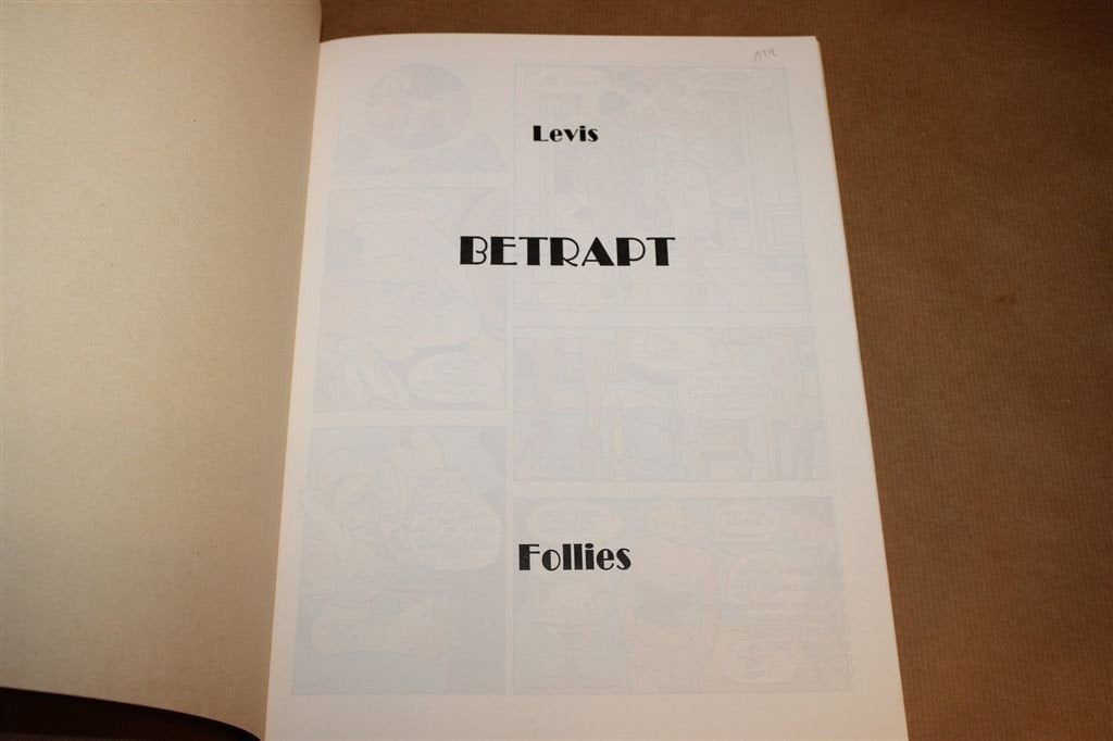 Betrapt — Erotisch Stripalbum Follies 2 G Levis 1987, Eén stripboek, Ophalen of Verzenden, Gelezen