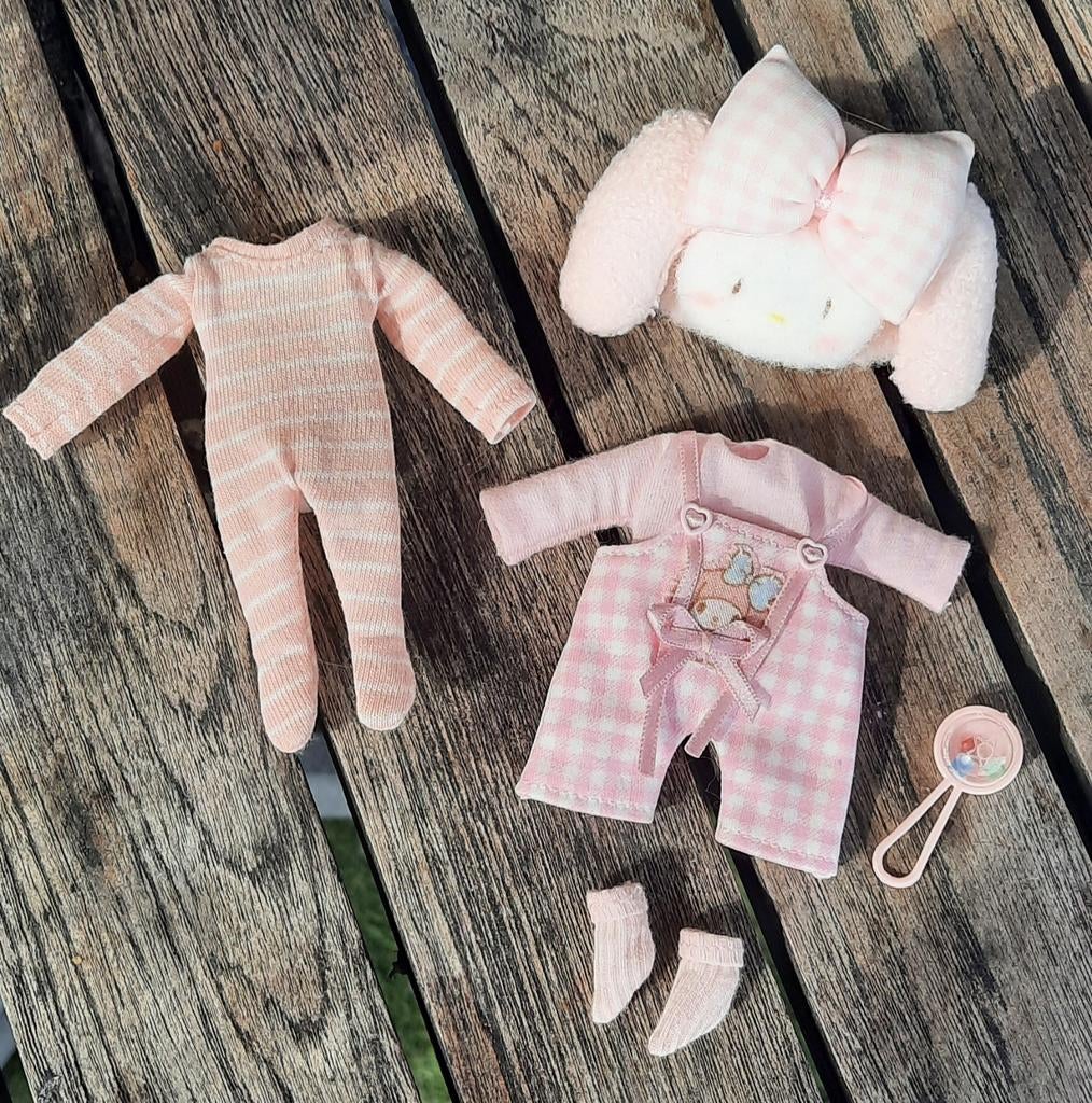 Nieuw kleding & accessoires setje voor bjd ob11, my melody., Ophalen of Verzenden, Nieuw, Kleertjes