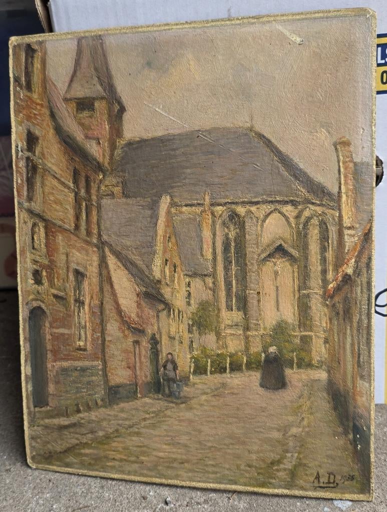 stadsgezicht, Antiek en Kunst, Ophalen