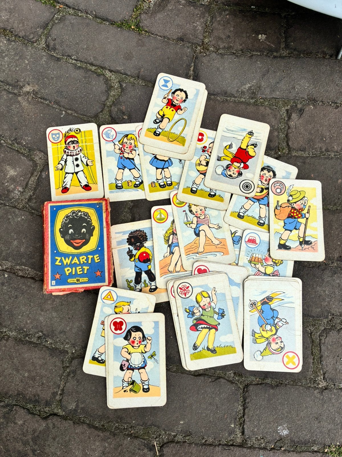 Zwarte piet spel heel oud compleet, Ophalen of Verzenden