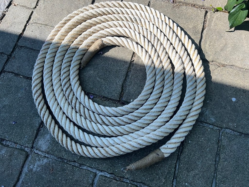kabelaring scheepstouw 10 meter met staalkabel, Ophalen of Verzenden, Zo goed als nieuw, Overige typen
