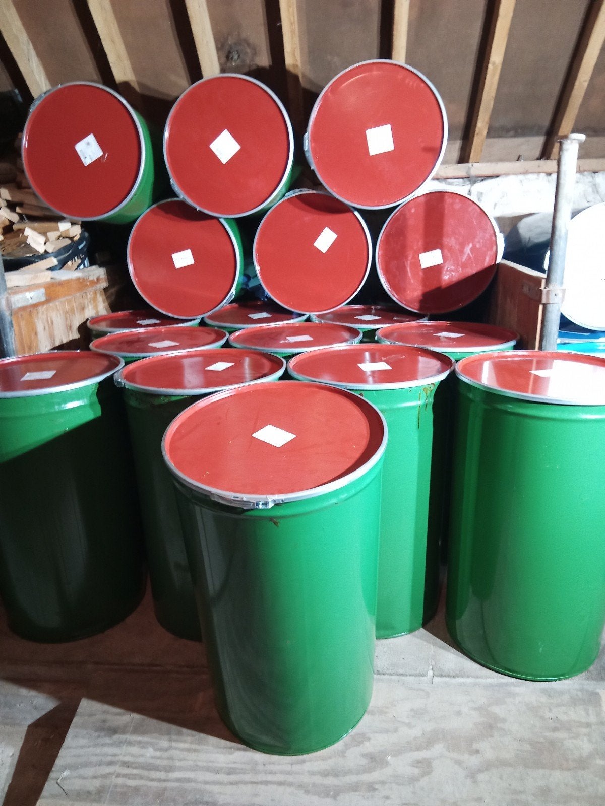 vuurton brandton drum stookton vuurkorf gebracht, Ophalen, Gebruikt, Vuurton