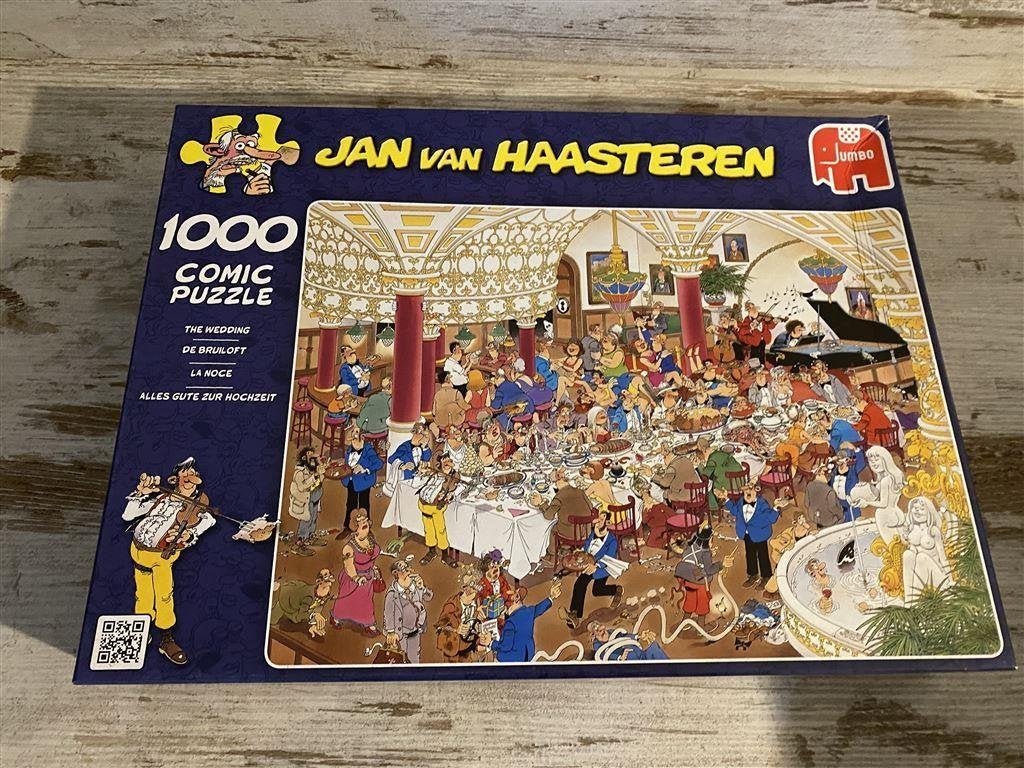 jan van haasteren - de bruiloft 1000 stuks [s314], Verzenden, 500 t/m 1500 stukjes, Zo goed als nieuw