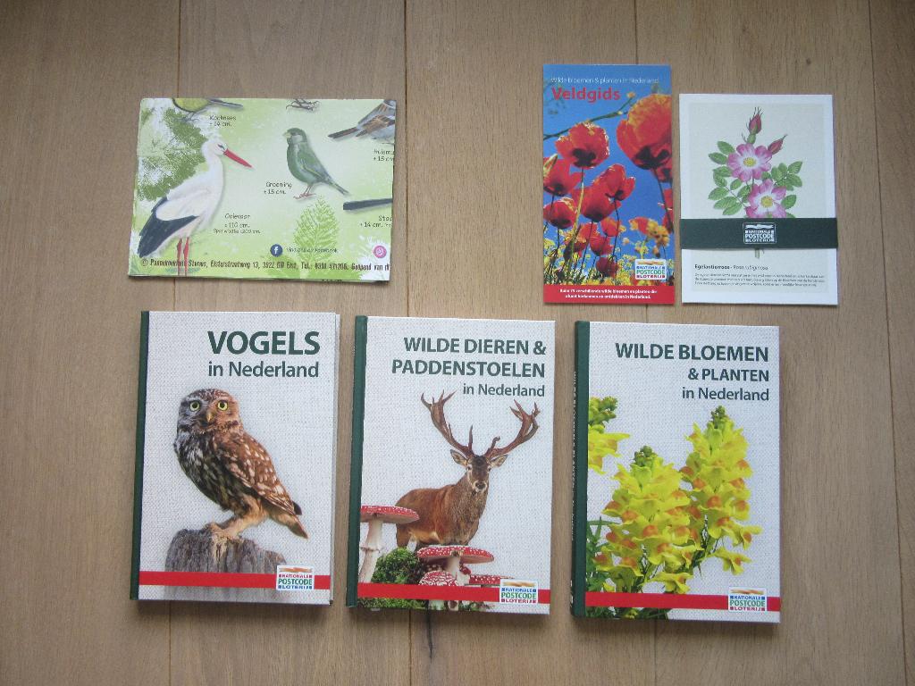 postcodeloterij 3 stuks natuurboeken NIEUW, Ophalen of Verzenden, Nieuw, Vogels