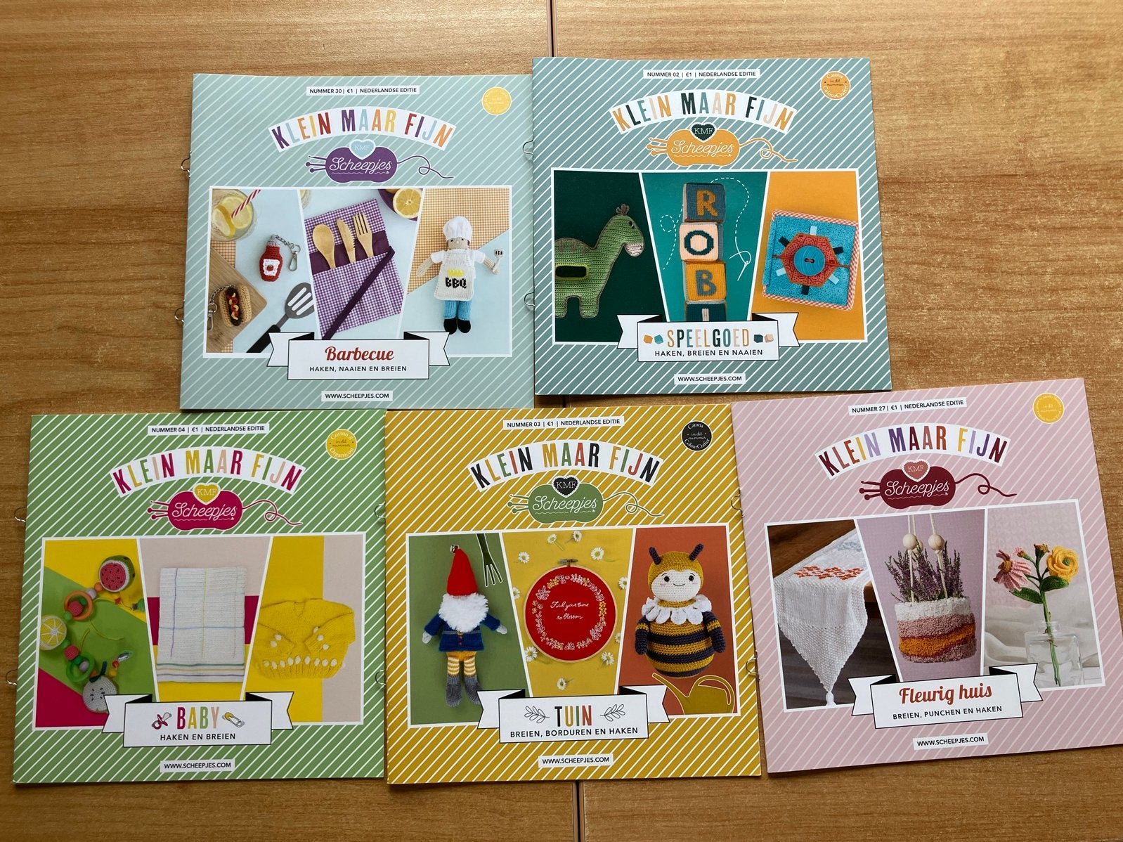 Haakboekjes Klein maar fijn - Scheepjes (5 stuks), Hobby en Vrije tijd, Ophalen of Verzenden, Zo goed als nieuw, Haken, Patroon of Boek