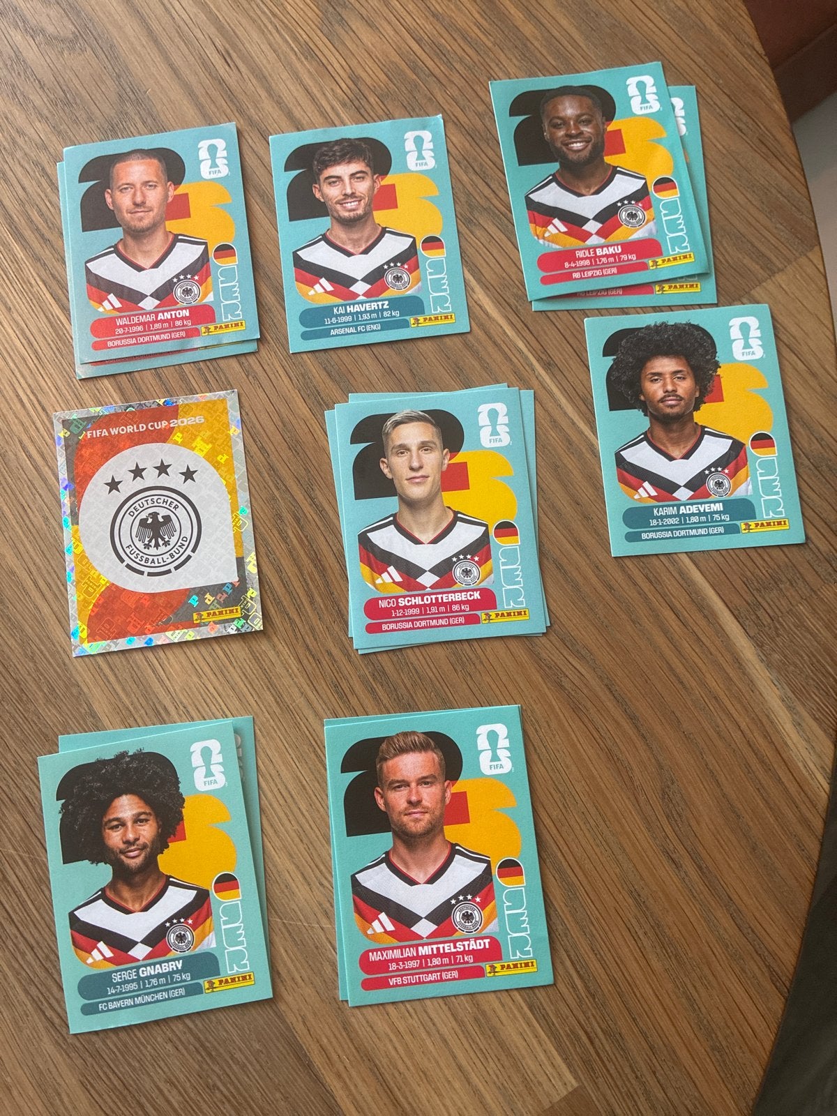 Panini FIFA World Cup 2026 Voetbalplaatjes Duitsland, Ophalen of Verzenden, Zo goed als nieuw, Buitenlandse clubs, Poster, Plaatje of Sticker
