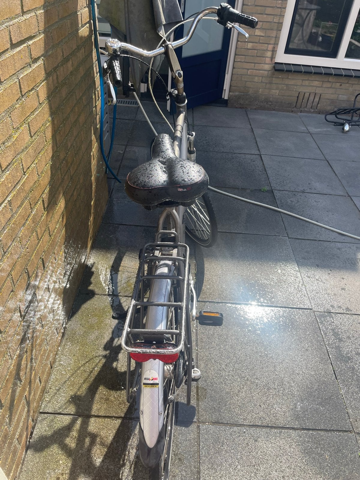 Gebruikte Puch fiets met versnellingen en bagagedrager, Fietsen en Brommers, Fietsen | Dames | Damesfietsen, Velgrem, Versnellingen
