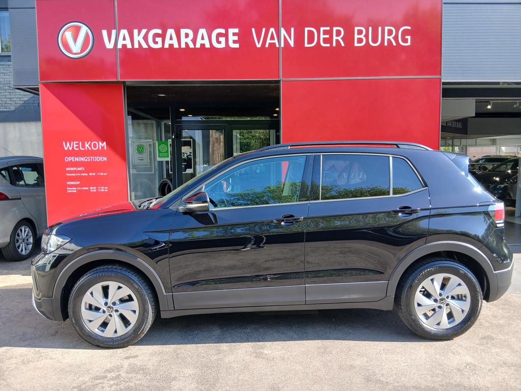 Volkswagen T-Cross 1.0 TSI Life Edition, 12 maanden, Gebruikt, 116 pk, Zwart